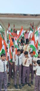अमर शहीद ठाकुर झूरी सिंह के प्रपौत्र डॉ रामेश्वर सिंह के नेतृत्व निकली तिरंगा यात्रा