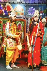 हरीपुर की रामलीला में श्रीराम ने शिवधनुष तोड़ सीता का किया वरण