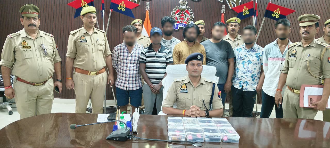 अंतर्जनपदीय सात साइबर ठग